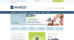 Desktop Screenshot of maico-diagnostics.com